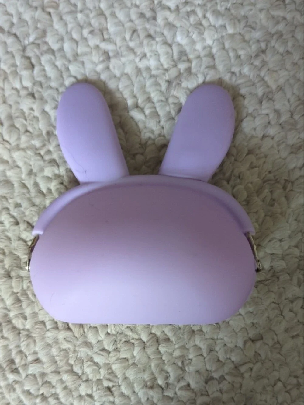 Kids Bunny Silicone Coin Purse - Lavender